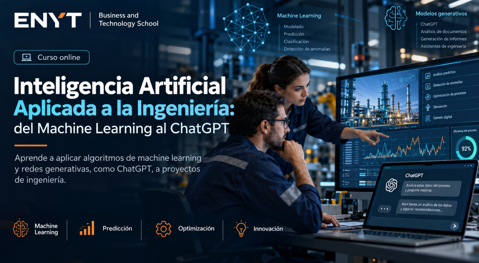 Inteligencia Artificial Aplicada a la Ingeniería: del Machine Learning al ChatGPT